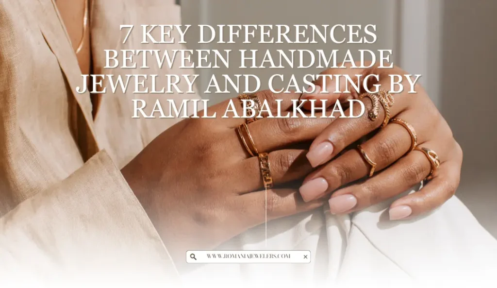 7 Key Differences Between Handmade Jewelry and Casting by Ramil Abalkhad